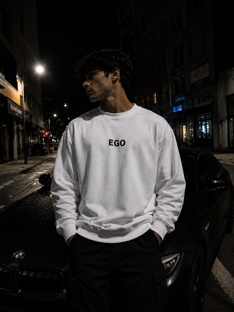 I'm Not Done Yet Blue lock Graphic Sweatshirt