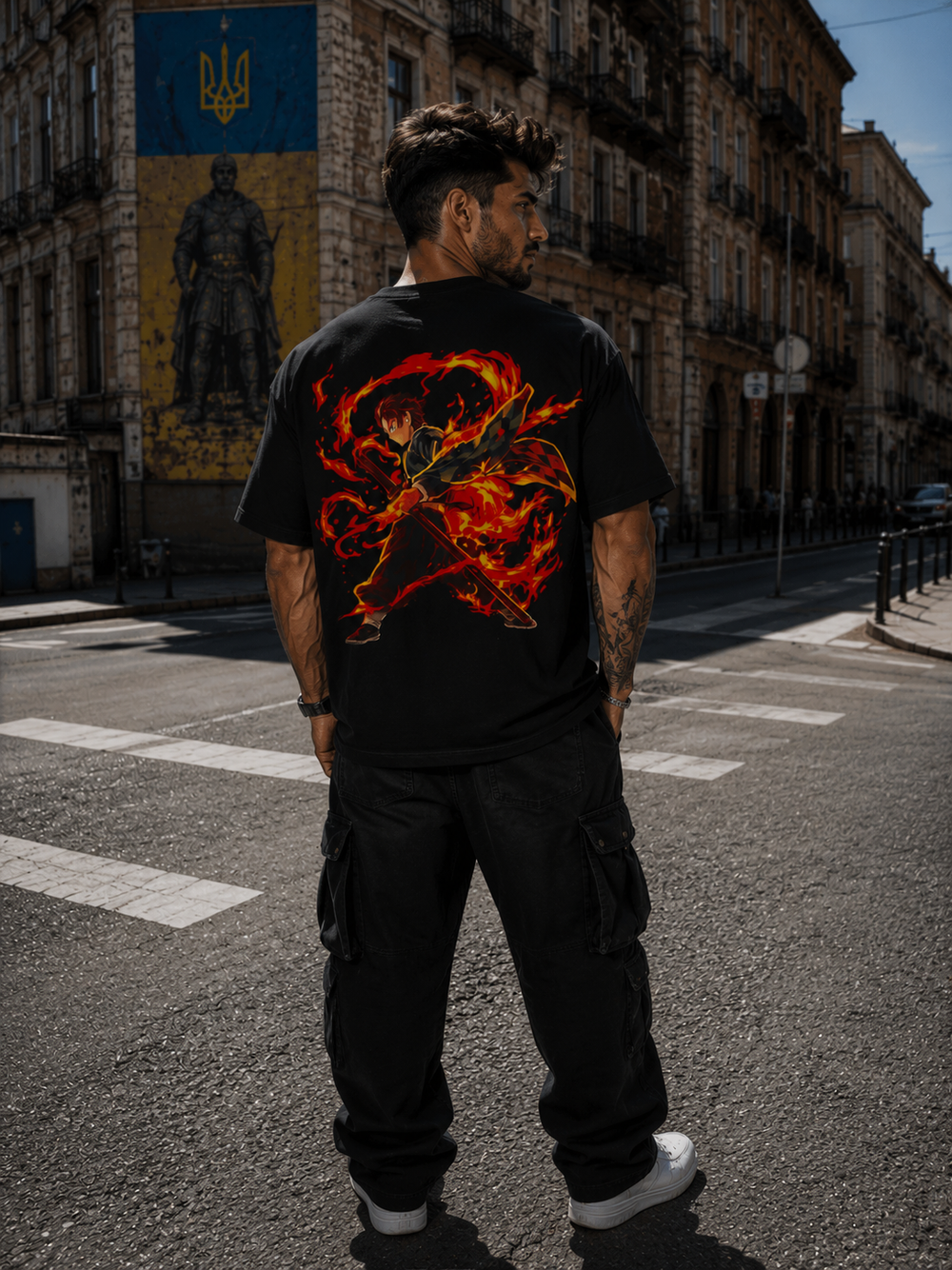 Demon Slayer Flame Breathing Front and Back T-Shirt