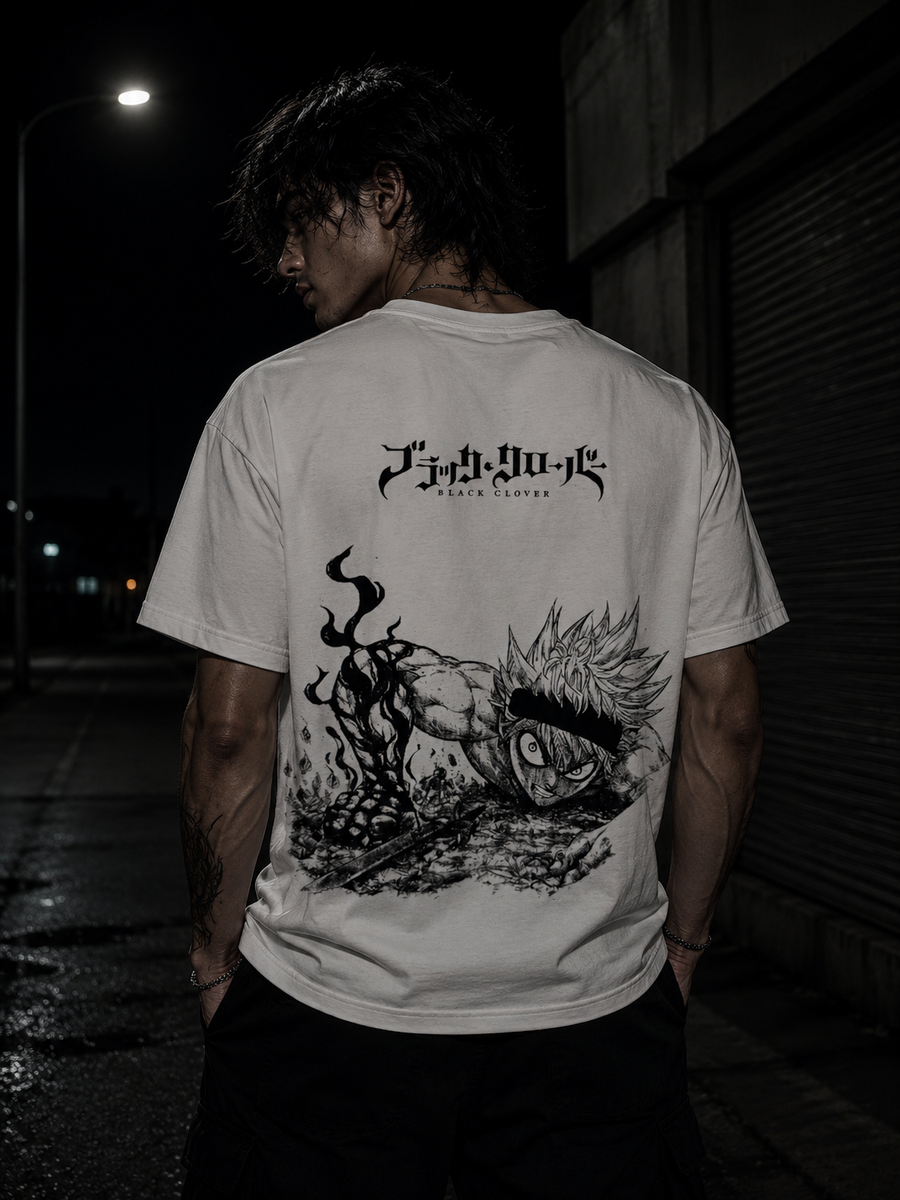 Black Clover Asta Manga Style T-Shirt