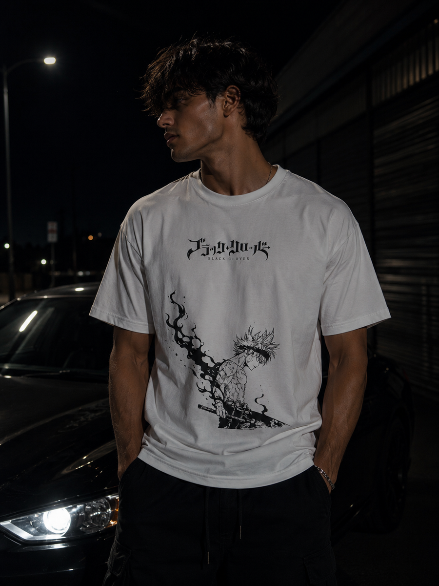 Black Clover Asta Manga Style T-Shirt